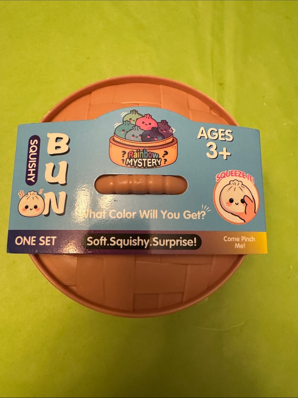 Rainbow Mystery Dumpling Squishy Toy